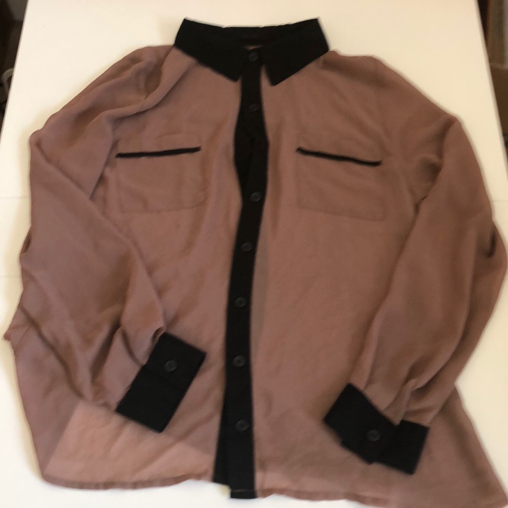 Sheer Button Down Top (Dea) - image 1